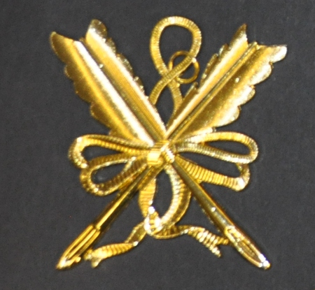 Craft Lodge Officers Collar Jewel - Secretary - Gilt - Click Image to Close